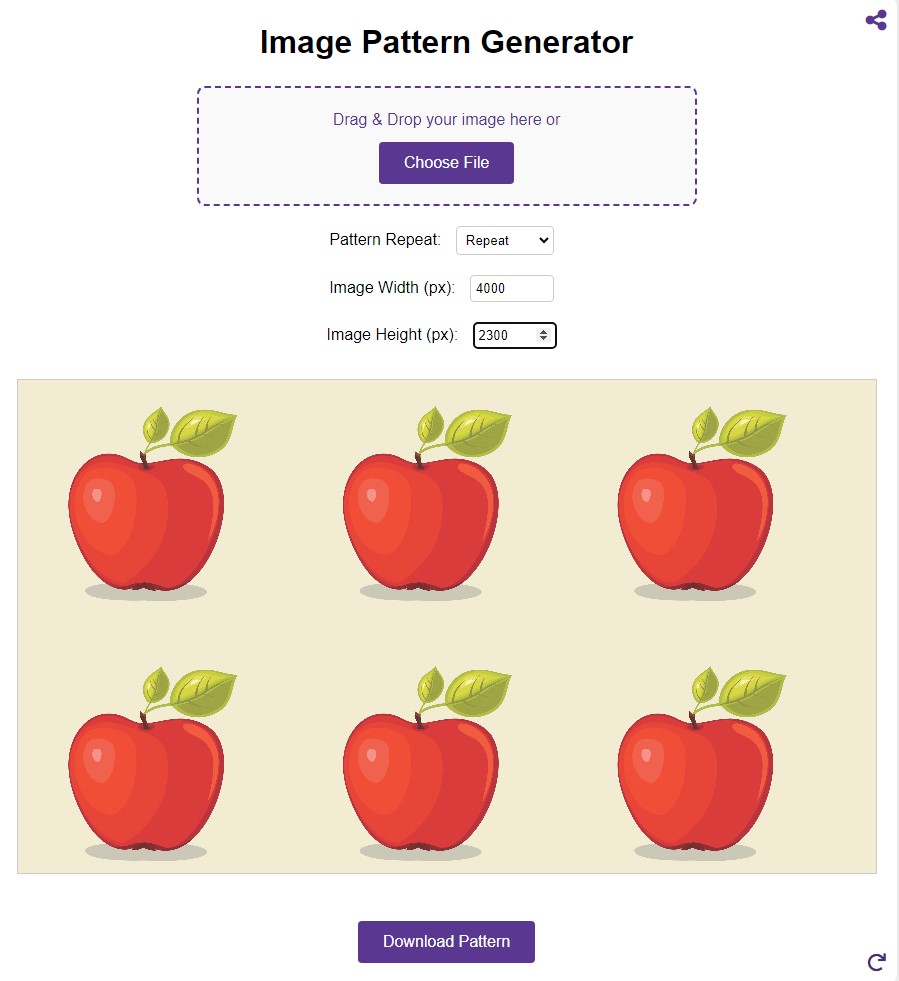 Seamless Image Pattern Generator