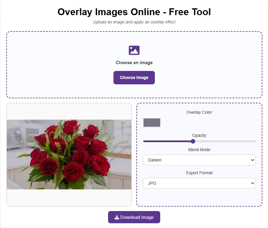 Overlay Images online - Free Photo Overlay Tool