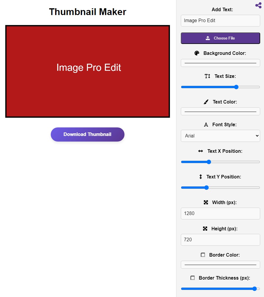 Thumbnail Maker